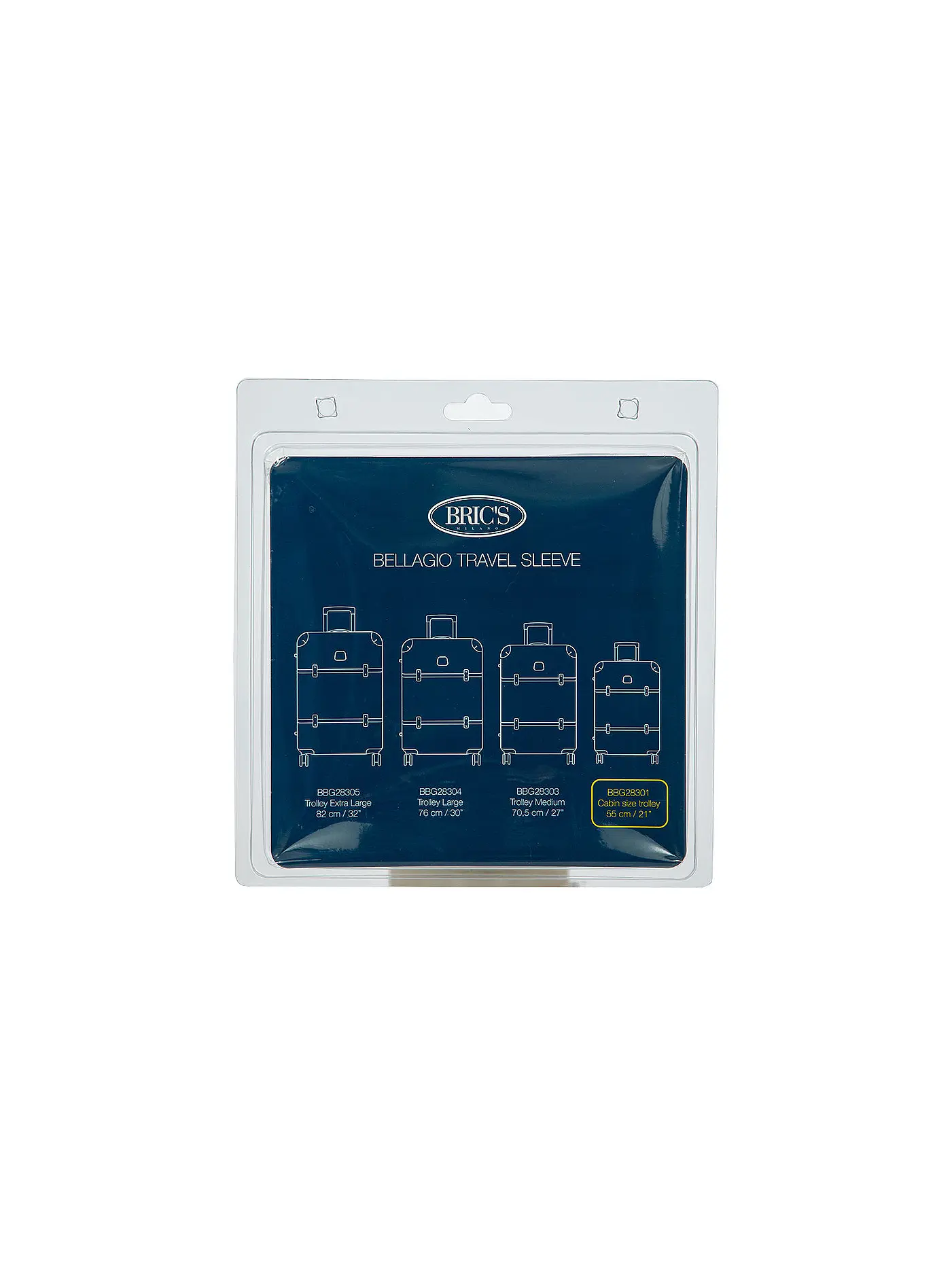 BRICS | Koffer-Cover klein (Transparent) | 